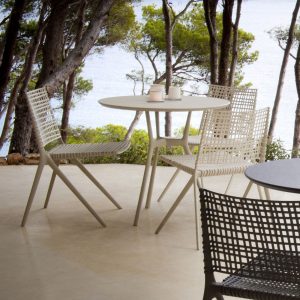 Okrúhly stôl Branch outdoor linen