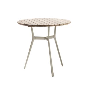 Okrúhly stôl Branch outdoor linen/ teak