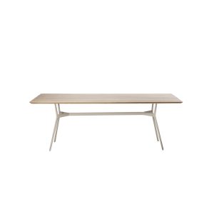 Stôl Branch outdoor linen/ teak