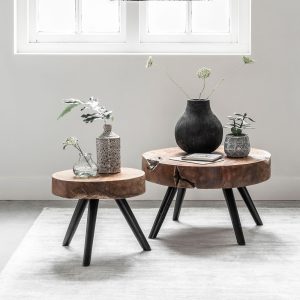 Konferenčný stolík Disk teak