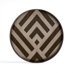 Mini tácka Graphite Chevron