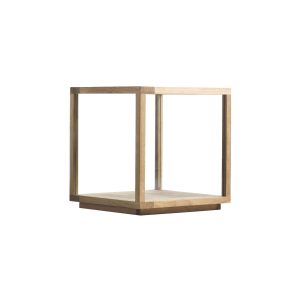 Svietnik nízky outdoor teak