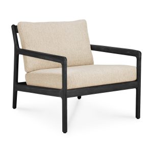Kreslo Jack outdoor čierny teak - natural